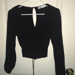 Black hollister top